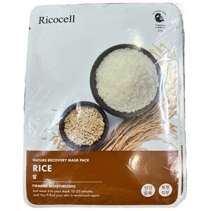 K Beauty Korean Ricocell Rice firming moisturizing sheet mask set of 9